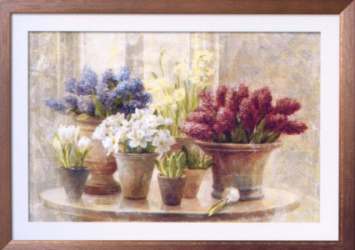 I love cross stitch Spring Bilb Still Jife NDH-010