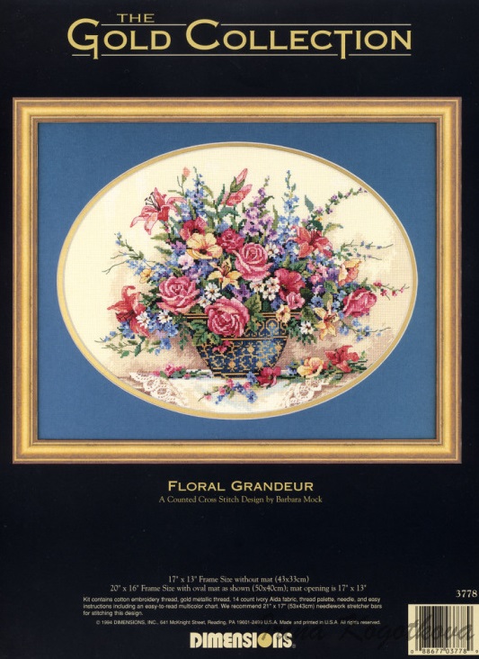 Dimensions 3778 Floral Grandeur