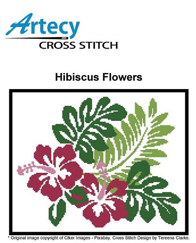 Artecy Cross Stitch - Hibiscus Flowers