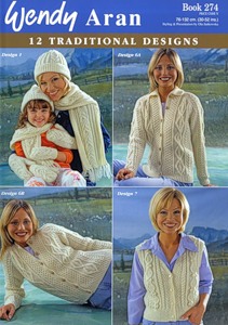 Wendy Aran Knitting Pattern Book 274