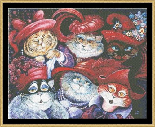 Bill Bell Red Hat Cats